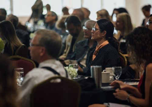 Group of people at a conference
